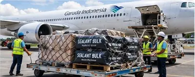 Ilustrasi pengiriman Aspal Sealant ke Pematang Siantar